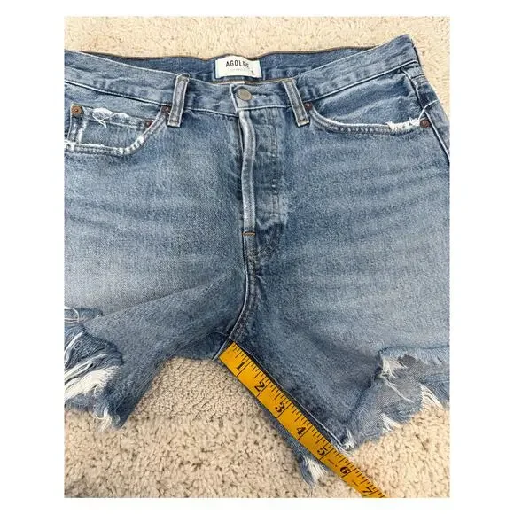 AGOLDE parker denim shorts women's size 28